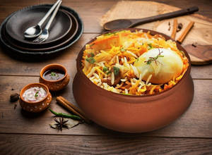 Egg Matka Biryani
