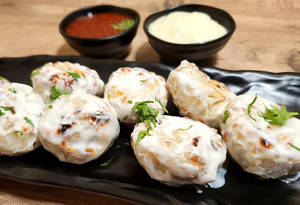 Soya Momos Afghani [8 Pieces]