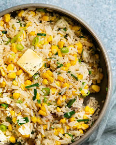 Veg Butter Garlic Fried Rice