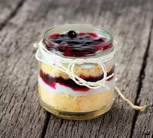 Blueberry Jar Cake