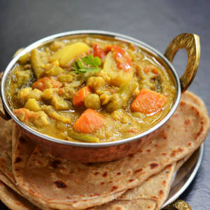 Chapathi With Veg Kuruma