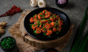 Spicy Garlic Prawns