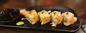 Uramaki Tempura Chicken Sushi