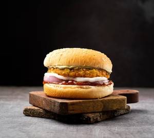 Veg. Burger + Cold Drink