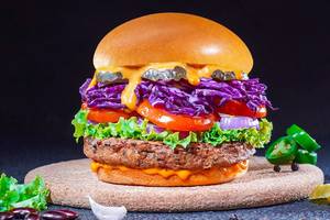 Veggienator Burger (15gms Protein)