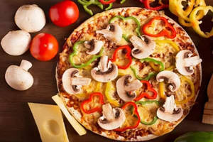 Mushroom Cheese Pizza