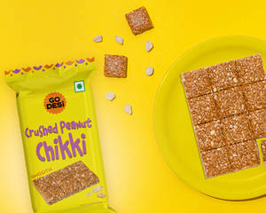 Crushed Peanut Chikki Bar - 100g