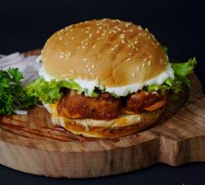 Chicken Burger + Cold Drinks