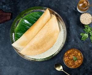 Millet Dosa 2 pc with Boneless Chicken Curry