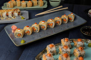 Spicy Cucumber & Carrot Sushi
