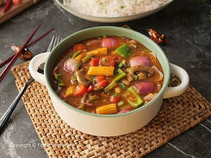 Mix Veg In Hong Kong Sauce