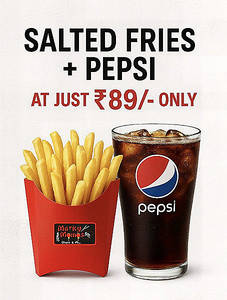 Salted Fries + Pepsi