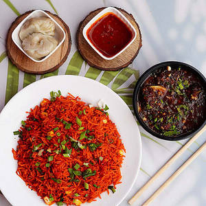 Manchurian And Schezwan Rice