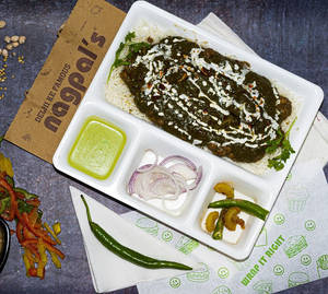 Chole Chawal Palak Paneer