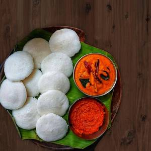 Idli 10 Small (Pieces Close )