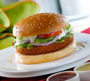 Veg Crunch burger 