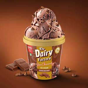 The Dairy Factory Slow Churned Chocolate Ice Cream TUB 700 ML