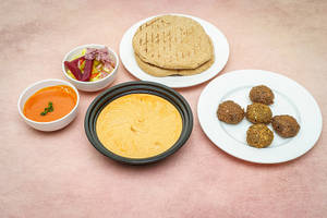 Lebanese 3 Types Of Hummus Platter