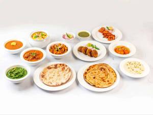 From The Indian Kitchen Non- Vegetarian Table For Two