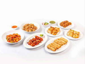 Appetizer Selection Non- Vegetarian Set For Four