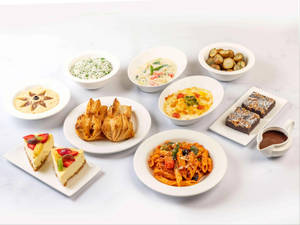 International Fare Vegetarian Table For Two