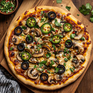 Wild Mushroom Medley Pizza