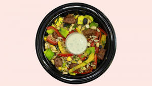 Avocado & Quinoa Protein Burrito Salad