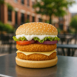 Crispy Chicken Big Rush Burger