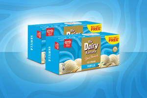 The  Dairy Factory Vanilla Ice cream PP (700+700ML )