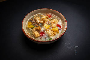 Garlic Chicken With Gravy (6 Pcs)