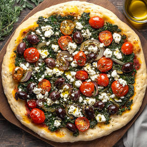 Santorini Sunset Pizza