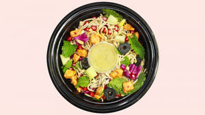 Pom & Olives Millet Noodles Protein Salad (syrian)