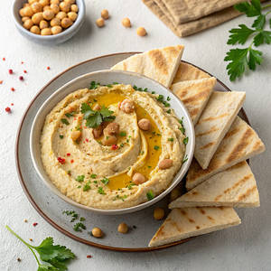 Hummus With Falafel