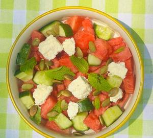 Feta Watermelon Fresh Salad