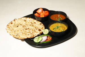 Kadi Fry With 3 Butter Roti
