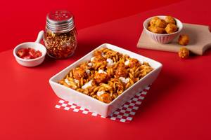 Spicy Schezwan Pasta Chicken
