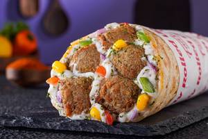 Lebanese Chicken Meatball Wrap