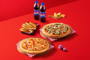 Hut Treat Meal for 4 - Veg