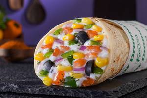 Cheese Baked Pizza Wrap (Veg)