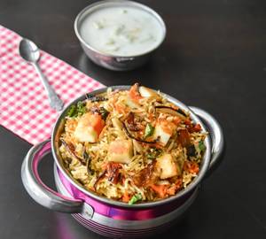 Hyderabadi paneer biryani