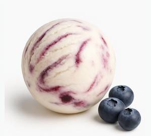 Blueberry Yoghurt Ice Cream (2 Scoops)