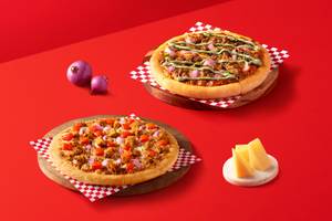 Super Value Deal : 2 Medium Non-Veg Pizzas starting at Rs 749 (Save Upto 39%).