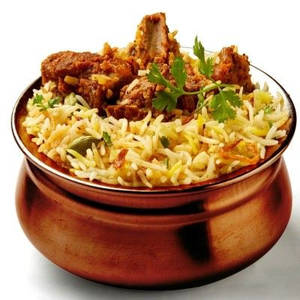 Gosht  Hyderabadi Biryani With Raita