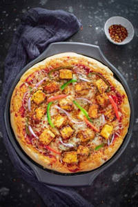 Spicy Paneer Tikka Pizza