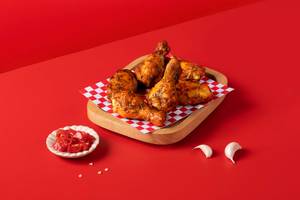 Spicy Baked Chicken Wings 6pc
