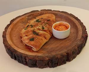 Baithak Special Garlic Bread + 8" Paneer Tikka Pizza + Baithak Special Burger