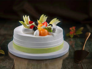 Tropical Fruit Cake with White Chocolate Mascarpone Gateau (800g)