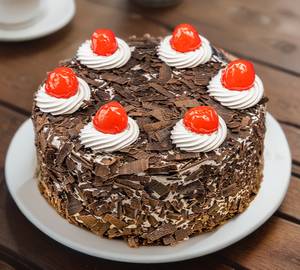 Eggless Black Forest Chocolate Cake (Round) (500 gms)