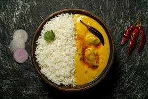 Kadhi [Half] With Rice [Half, Serves 1]