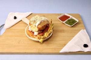 Veg. Cheese Mayo Vadapav